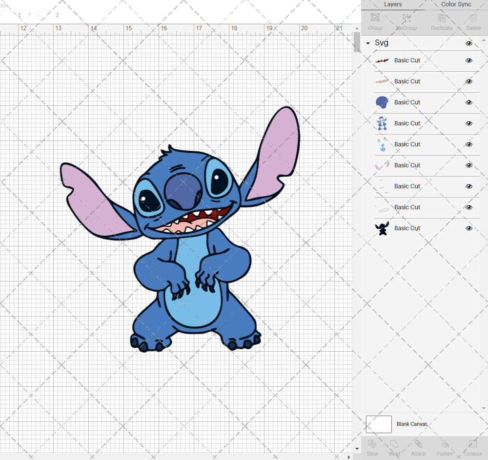 Stitch - Lilo and Stitch 005, Svg, Dxf, Eps, Png - SvgShopArt