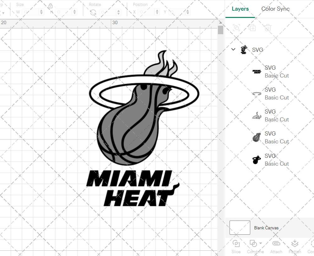 Miami Heat Concept 2008 006, Svg, Dxf, Eps, Png - SvgShopArt
