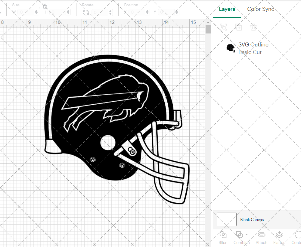 Buffalo Bills Helmet 1974 003, Svg, Dxf, Eps, Png - SvgShopArt