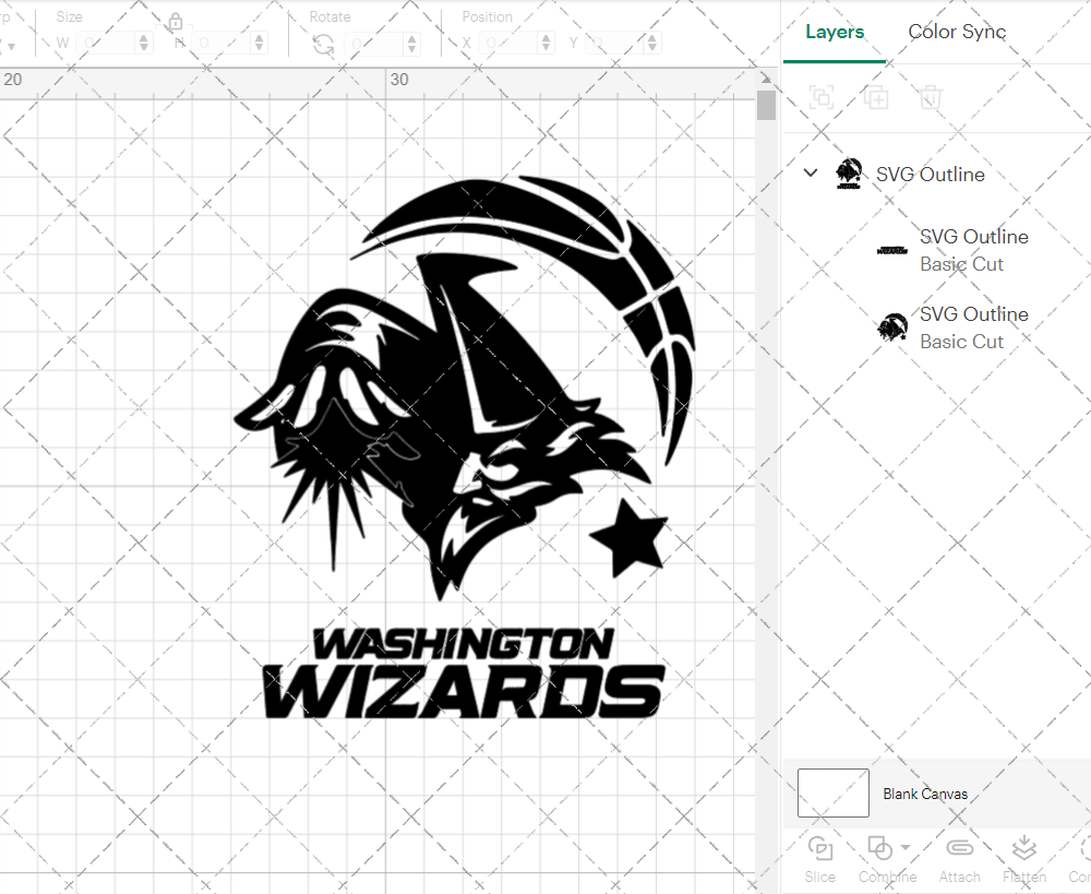 Washington Wizards Concept 2011 005, Svg, Dxf, Eps, Png - SvgShopArt