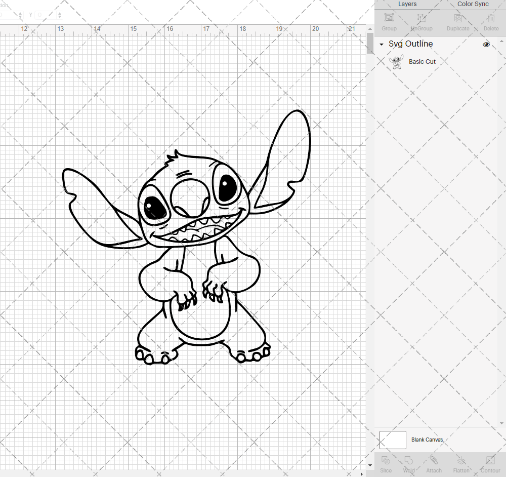 Stitch - Lilo and Stitch 005, Svg, Dxf, Eps, Png - SvgShopArt