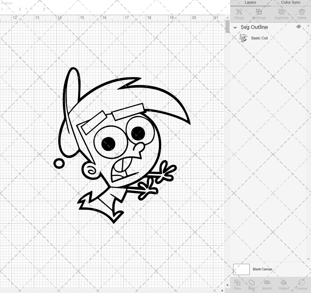 Timmy Turner - The Fairly Odd Parents 002, Svg, Dxf, Eps, Png - SvgShopArt