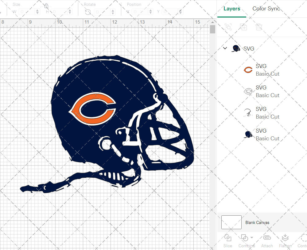 Chicago Bears Alternate 1977, Svg, Dxf, Eps, Png - SvgShopArt