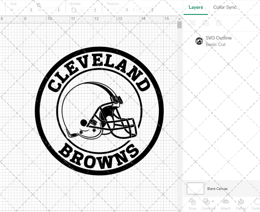 Cleveland Browns Circle 2015 002, Svg, Dxf, Eps, Png - SvgShopArt