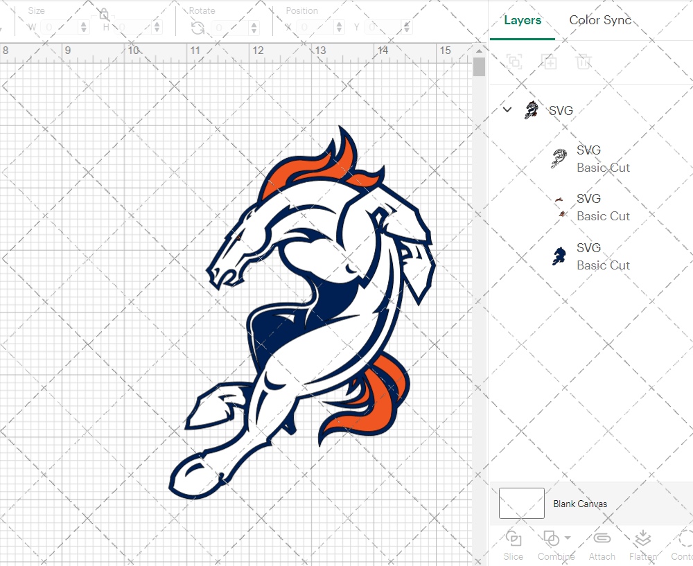 Denver Broncos Alternate 1997, Svg, Dxf, Eps, Png - SvgShopArt