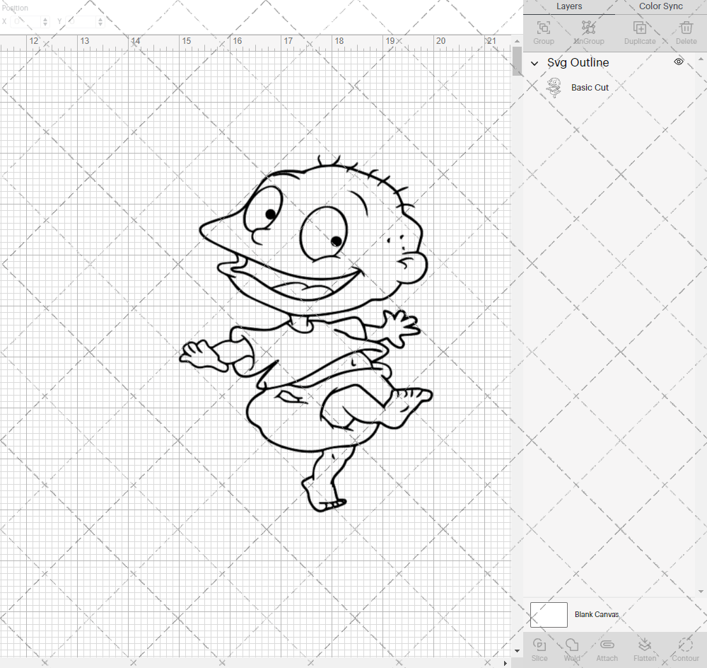 Tommy Pickles - Rugrats, Svg, Dxf, Eps, Png - SvgShopArt
