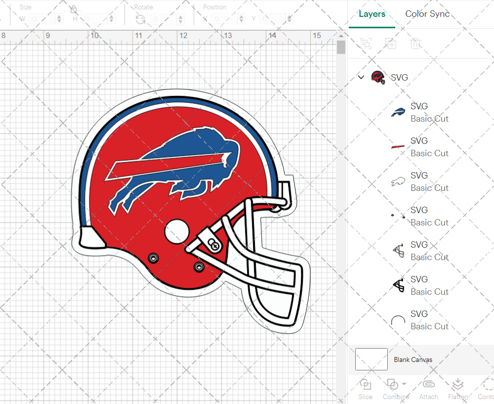 Buffalo Bills Helmet 1974 003, Svg, Dxf, Eps, Png - SvgShopArt