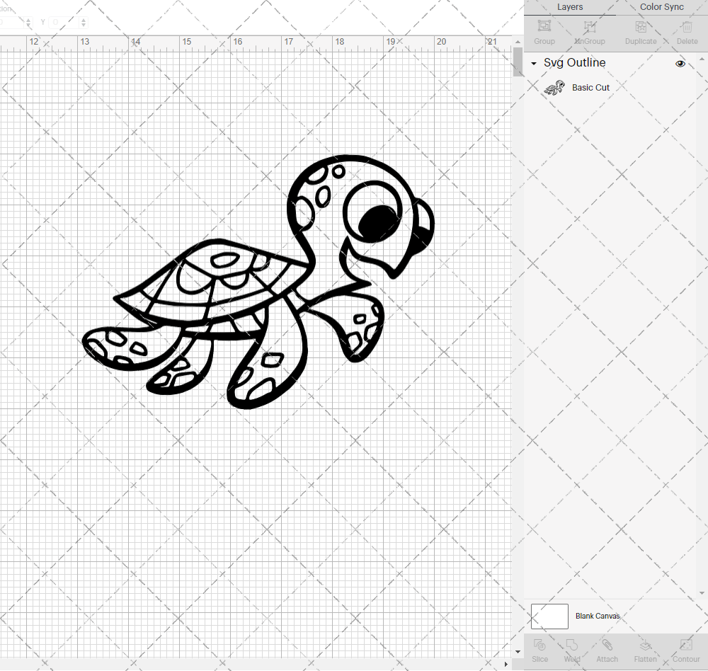 Squirt - Finding Nemo 003, Svg, Dxf, Eps, Png - SvgShopArt
