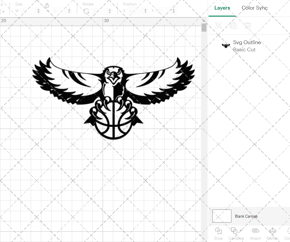 Atlanta Hawks Alternate 2007, Svg, Dxf, Eps, Png - SvgShopArt