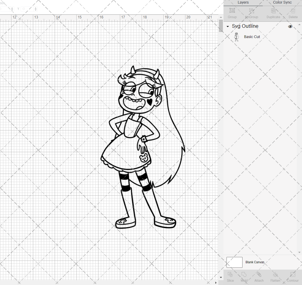 Star Butterfly - Star vs. the Forces of Evil 002, Svg, Dxf, Eps, Png - SvgShopArt