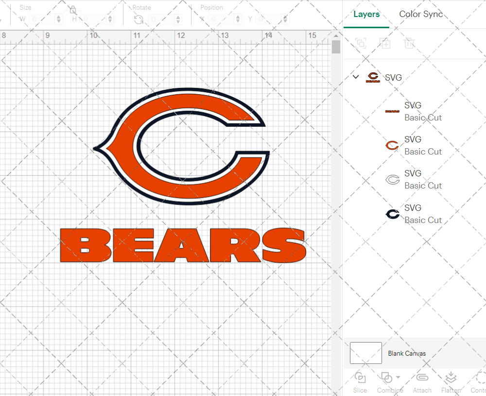 Chicago Bears Alternate 2012 003, Svg, Dxf, Eps, Png - SvgShopArt