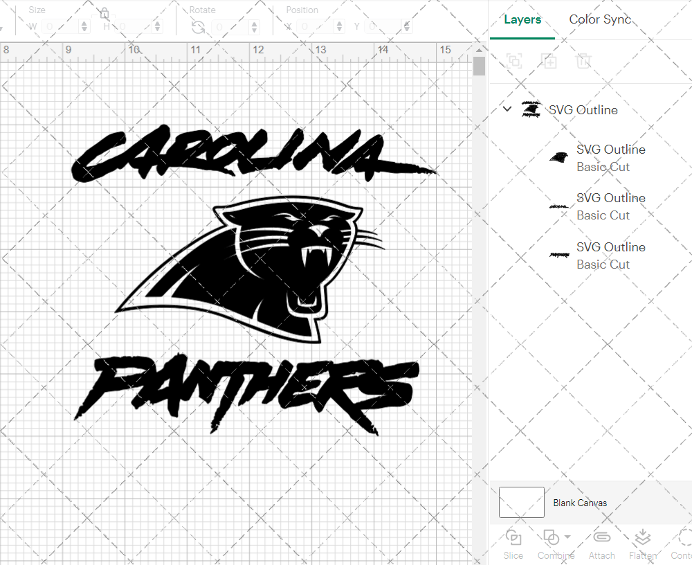 Carolina Panthers Alternate 1995 003, Svg, Dxf, Eps, Png - SvgShopArt