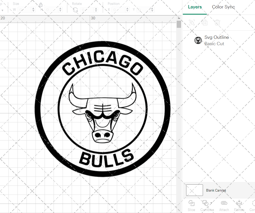 Chicago Bulls Circle 1972 002, Svg, Dxf, Eps, Png - SvgShopArt