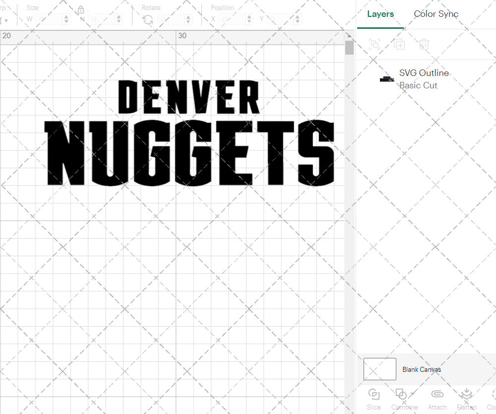 Denver Nuggets Wordmark 2018 002, Svg, Dxf, Eps, Png - SvgShopArt