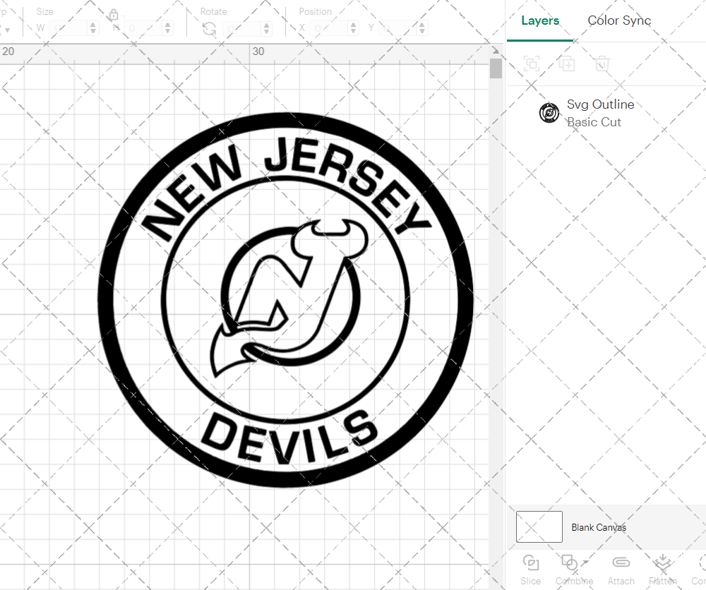New Jersey Devils Circle 1999 002, Svg, Dxf, Eps, Png - SvgShopArt