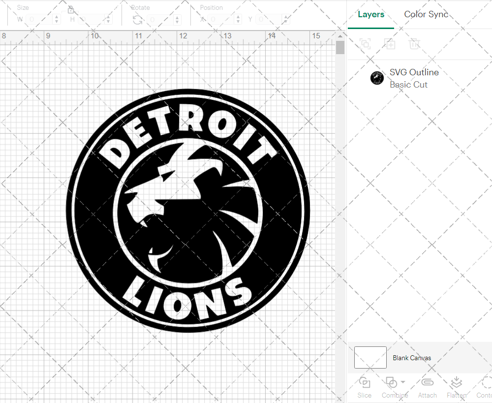 Detroit Lions Circle 2017 003, Svg, Dxf, Eps, Png - SvgShopArt