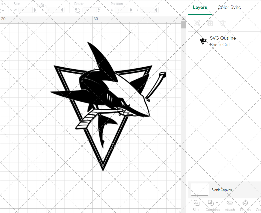 San Jose Sharks Alternate 2007 004, Svg, Dxf, Eps, Png - SvgShopArt