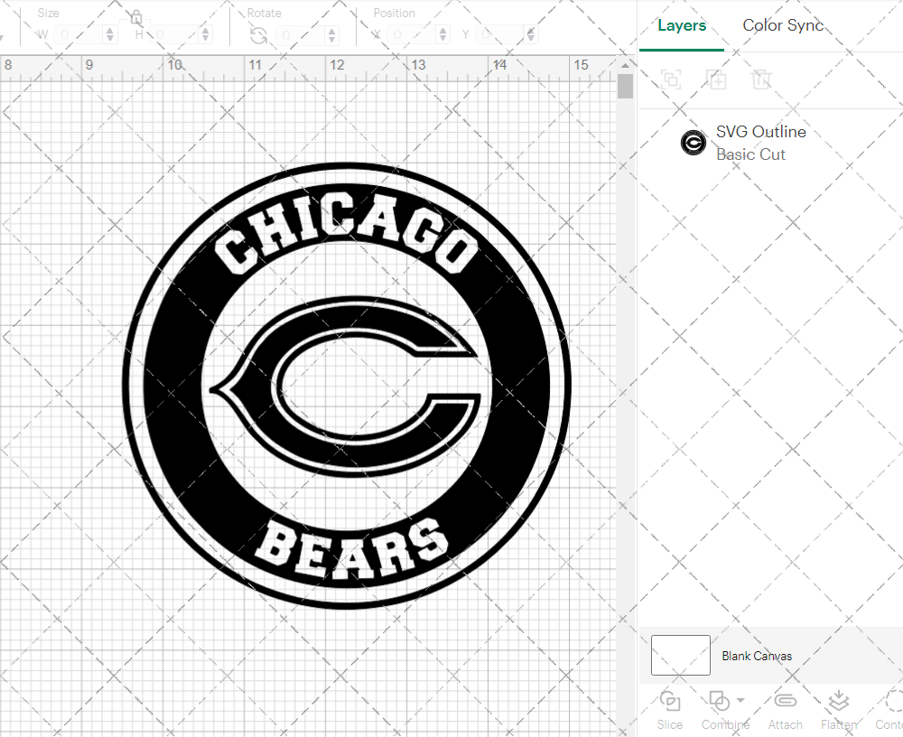 Chicago Bears Circle 2012, Svg, Dxf, Eps, Png - SvgShopArt