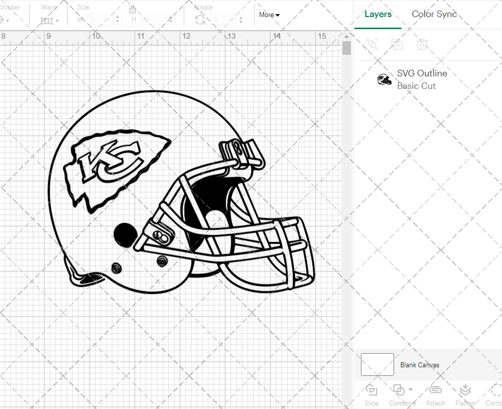Kansas City Chiefs Helmet 1972 004, Svg, Dxf, Eps, Png - SvgShopArt