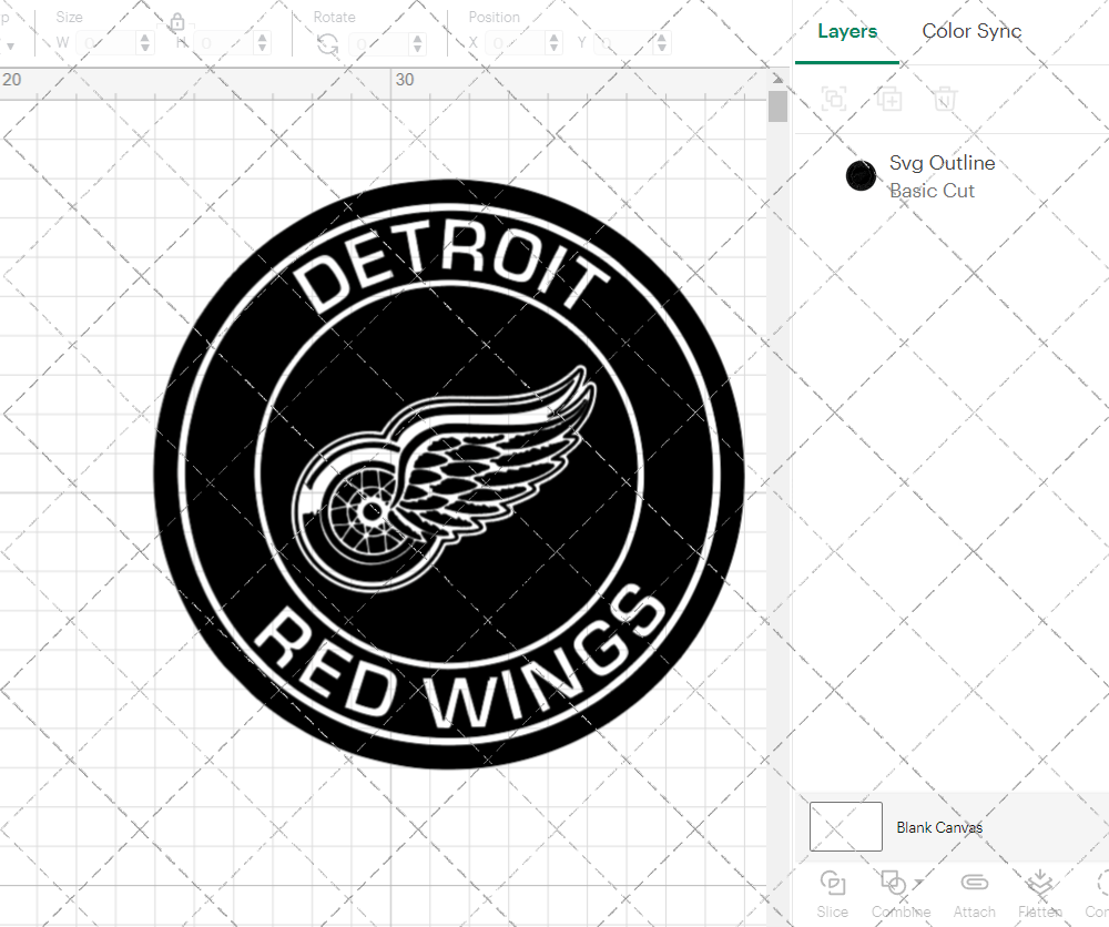 Detroit Red Wings Circle 1948 002, Svg, Dxf, Eps, Png - SvgShopArt