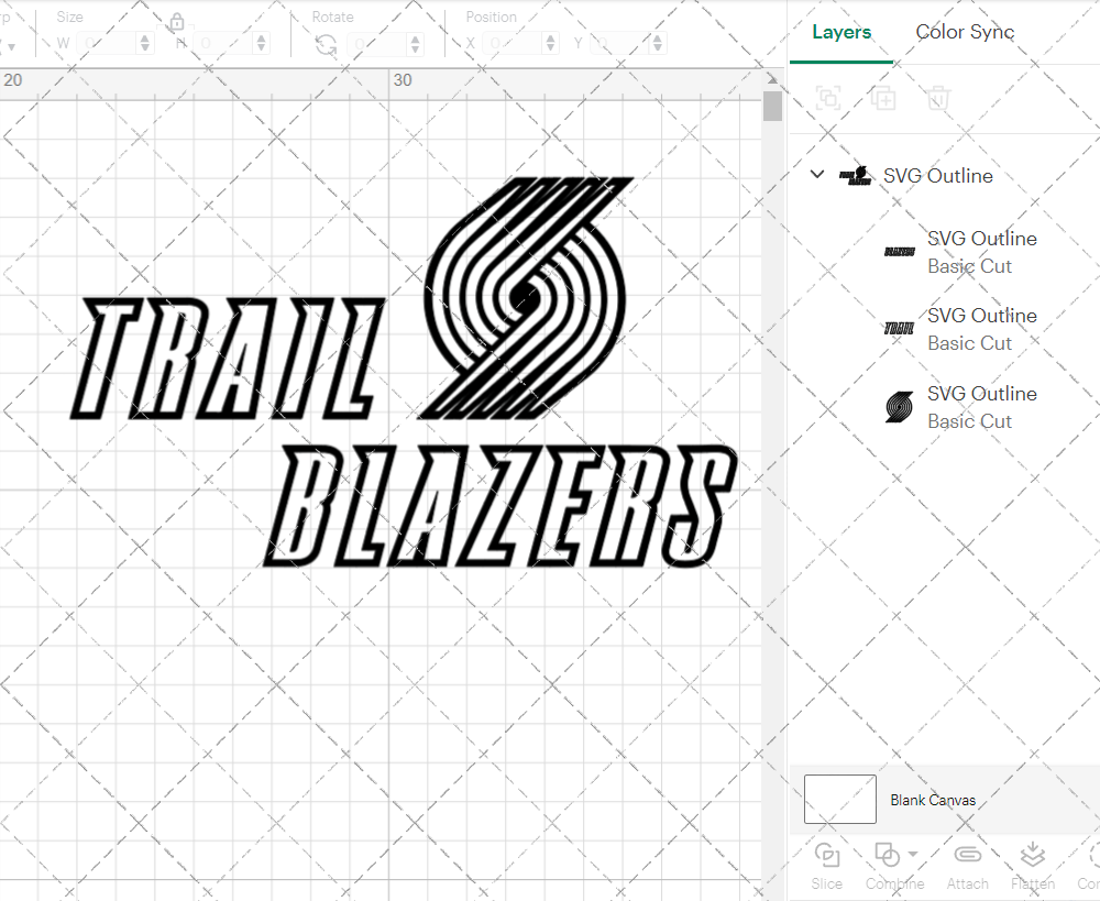 Portland Trail Blazers Alternate 2002 002, Svg, Dxf, Eps, Png - SvgShopArt