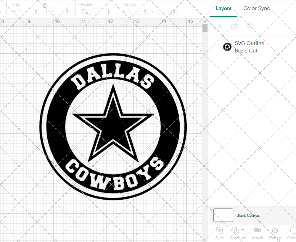 Dallas Cowboys Circle 1971 002, Svg, Dxf, Eps, Png - SvgShopArt