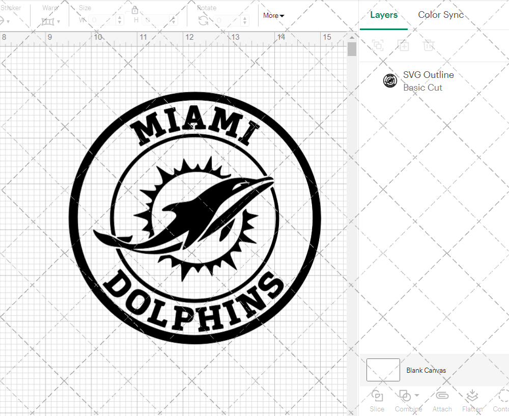 Miami Dolphins Circle 2018, Svg, Dxf, Eps, Png - SvgShopArt