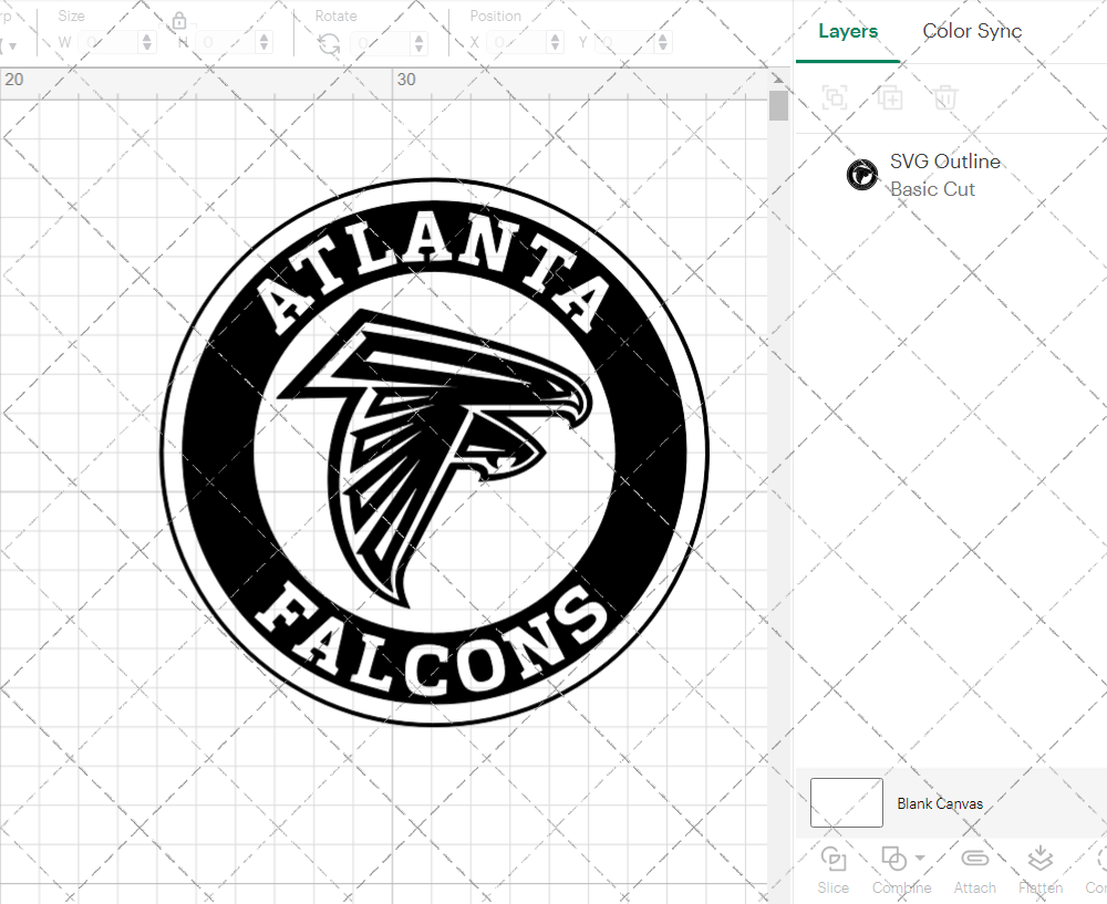 Atlanta Falcons Circle 2003, Svg, Dxf, Eps, Png - SvgShopArt