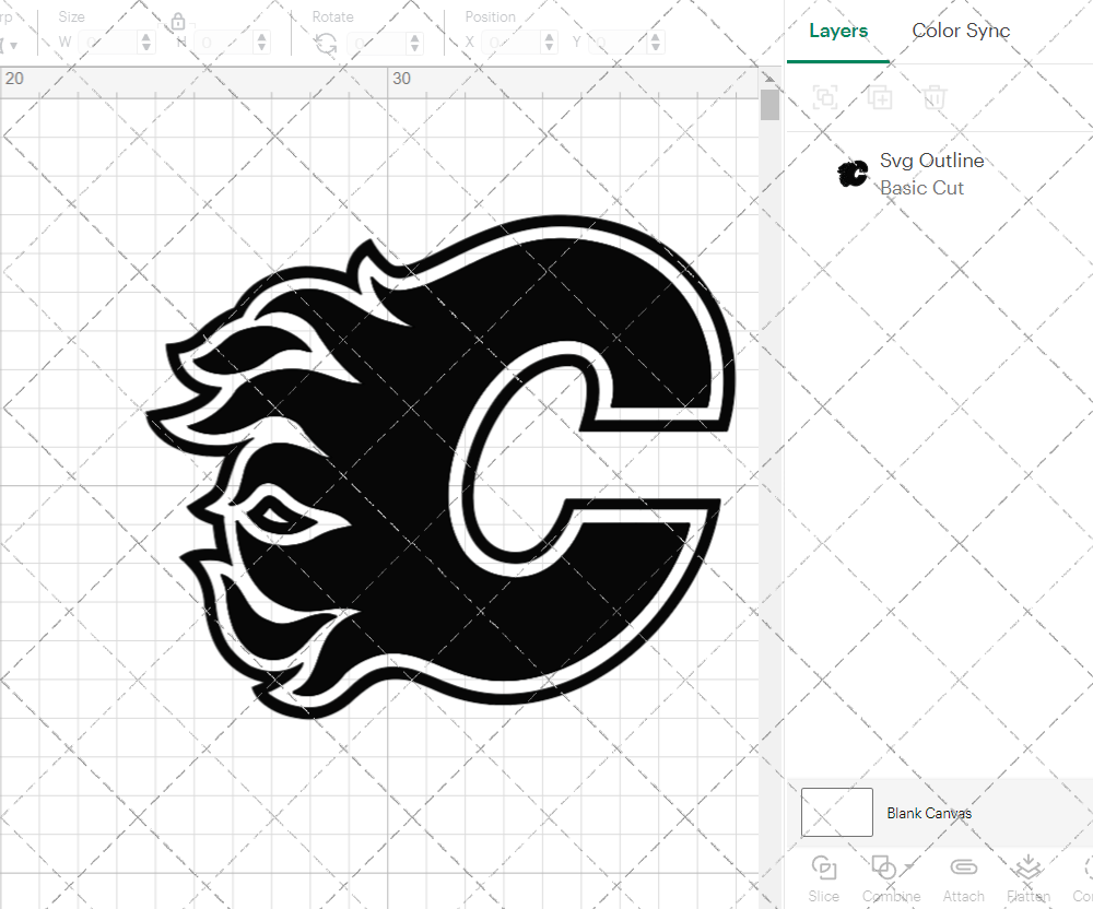 Calgary Flames Alternate 2018, Svg, Dxf, Eps, Png - SvgShopArt