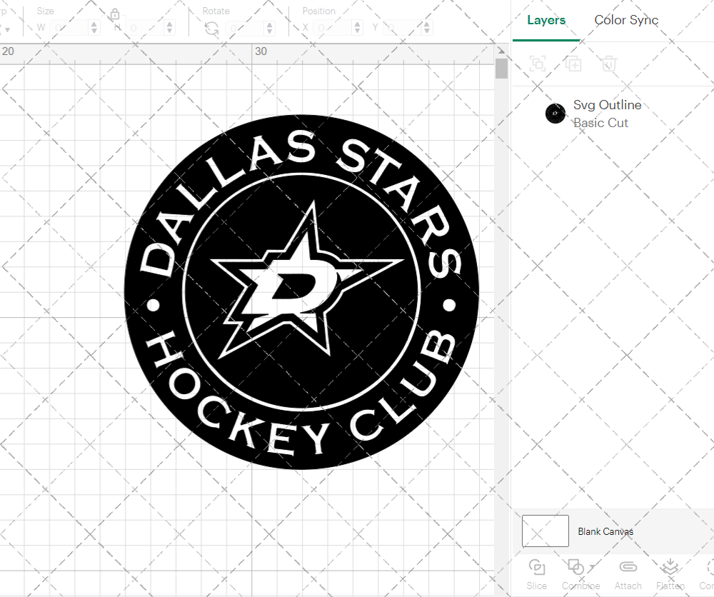 Dallas Stars Circle 2021 003, Svg, Dxf, Eps, Png - SvgShopArt