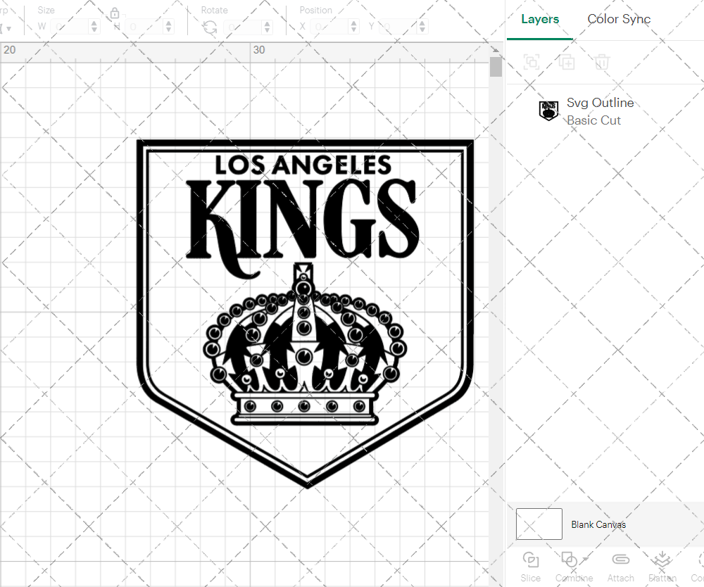 Los Angeles Kings 1967, Svg, Dxf, Eps, Png - SvgShopArt