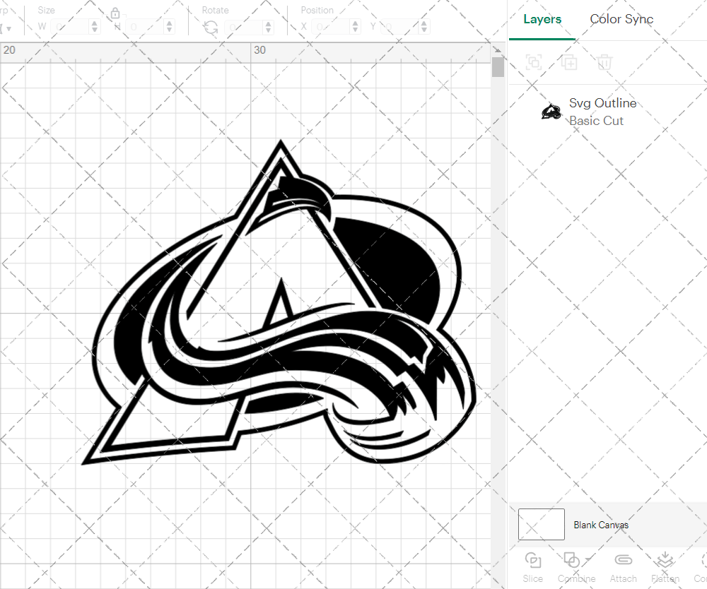 Colorado Avalanche Concept 1999 010, Svg, Dxf, Eps, Png - SvgShopArt