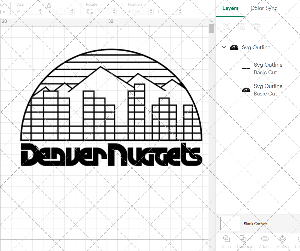 Denver Nuggets 1981, Svg, Dxf, Eps, Png - SvgShopArt