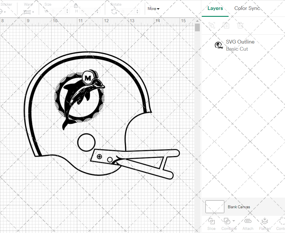 Miami Dolphins Helmet 1974, Svg, Dxf, Eps, Png - SvgShopArt
