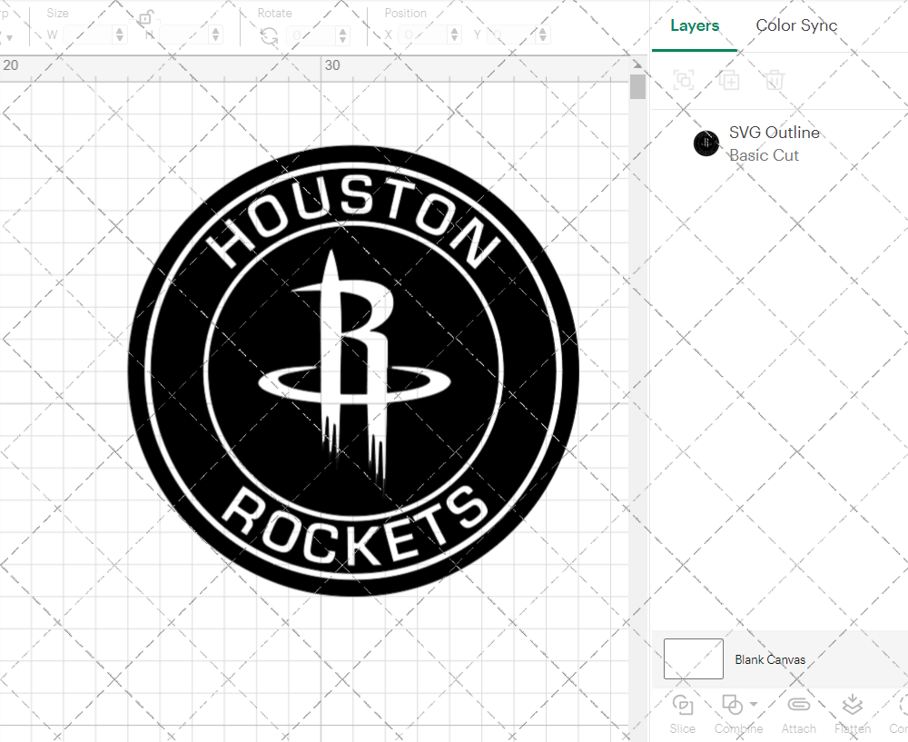 Houston Rockets Circle 2014 002, Svg, Dxf, Eps, Png - SvgShopArt