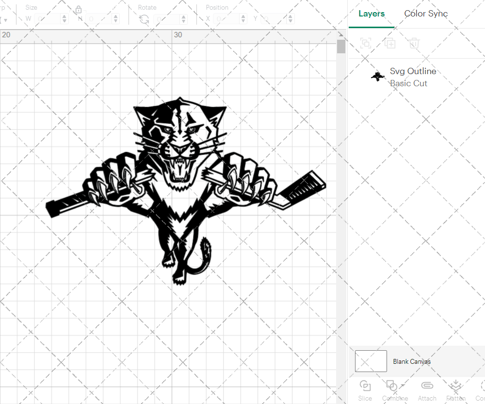 Florida Panthers Alternate 1993 003, Svg, Dxf, Eps, Png - SvgShopArt