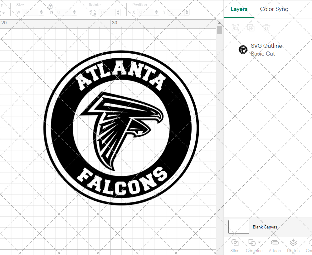 Atlanta Falcons Circle 2003 002, Svg, Dxf, Eps, Png - SvgShopArt