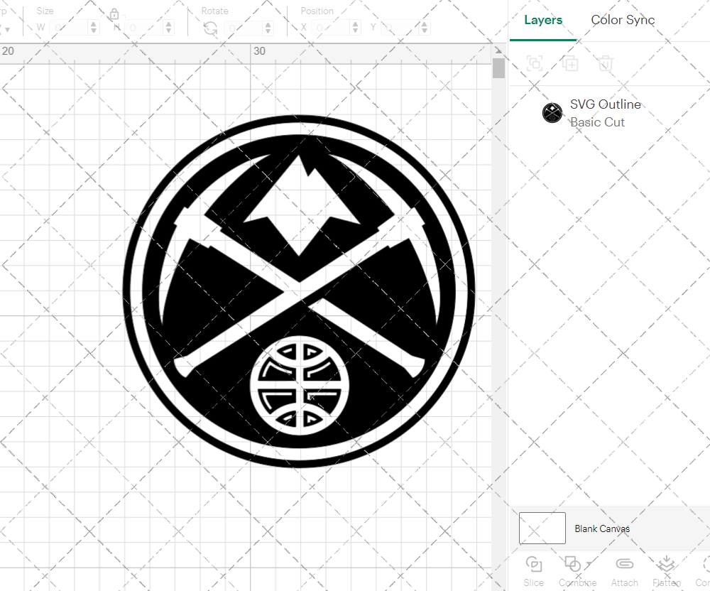 Denver Nuggets Alternate 2005, Svg, Dxf, Eps, Png - SvgShopArt