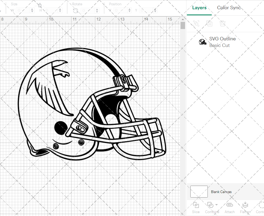 Atlanta Falcons Helmet 1966 003, Svg, Dxf, Eps, Png - SvgShopArt