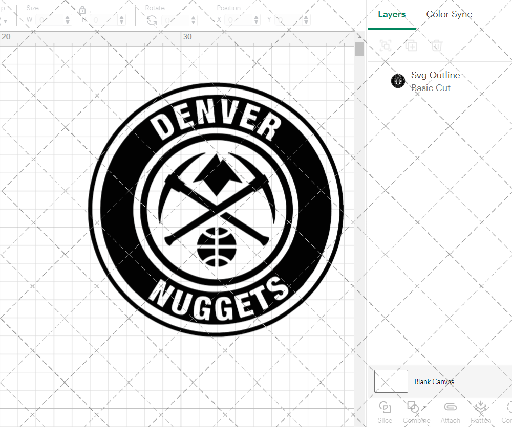 Denver Nuggets Circle 2018, Svg, Dxf, Eps, Png - SvgShopArt