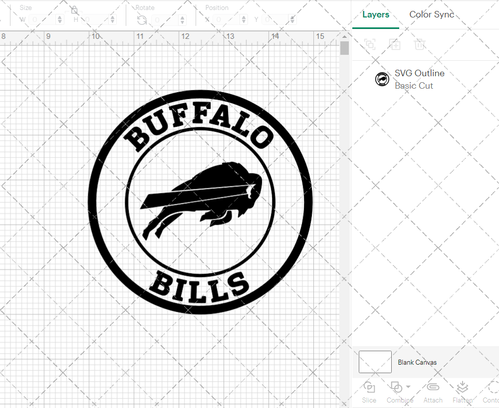 Buffalo Bills Circle 1974, Svg, Dxf, Eps, Png - SvgShopArt