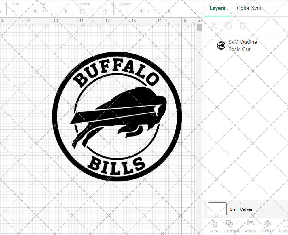 Buffalo Bills Circle 1974 002, Svg, Dxf, Eps, Png - SvgShopArt