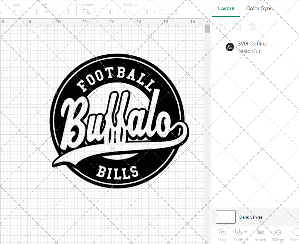 Buffalo Bills Circle 1974 006, Svg, Dxf, Eps, Png - SvgShopArt