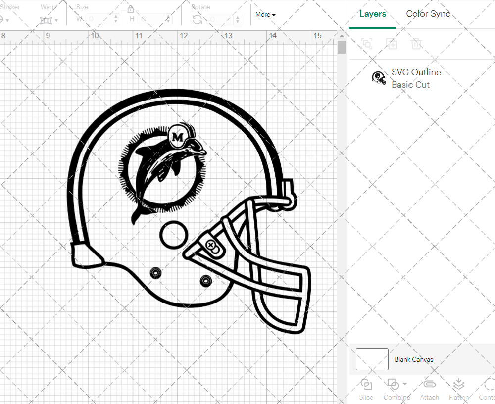 Miami Dolphins Helmet 1980, Svg, Dxf, Eps, Png - SvgShopArt
