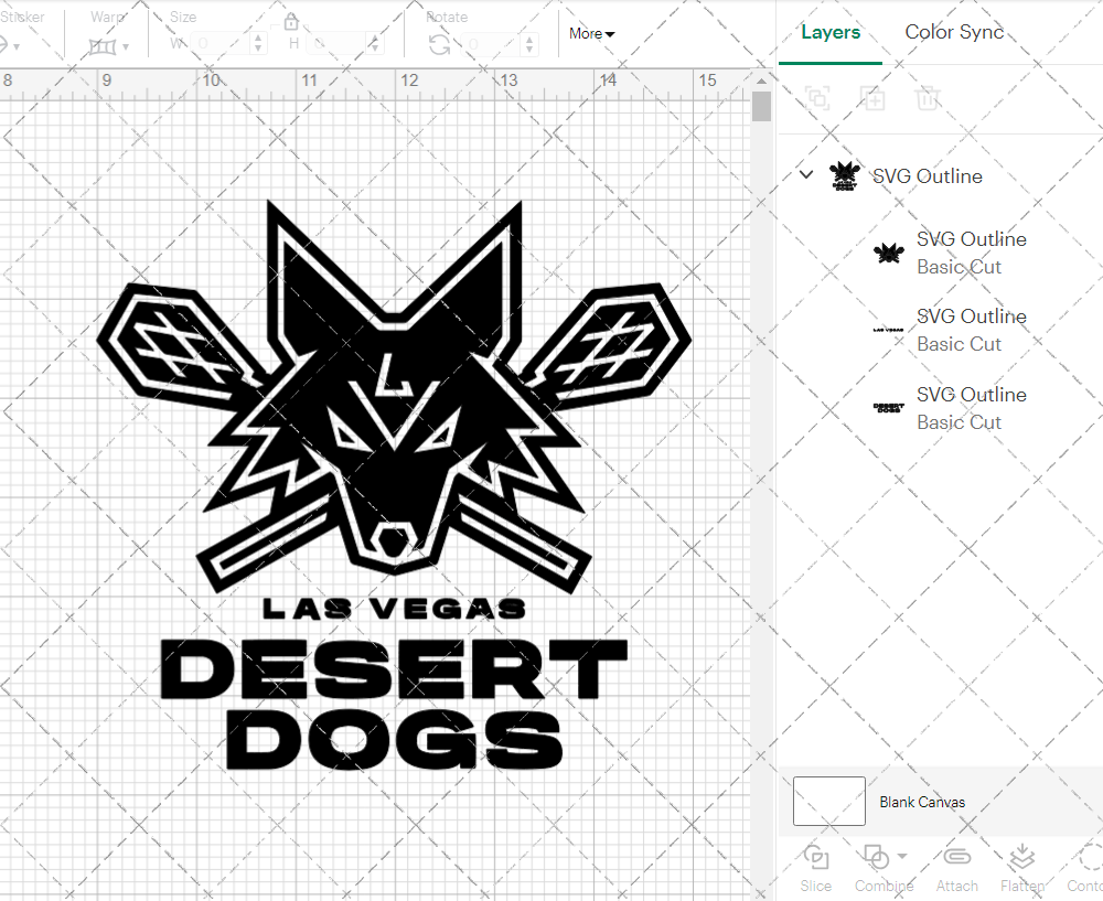 Las Vegas Desert Dogs Secondary 2022, Svg, Dxf, Eps, Png - SvgShopArt