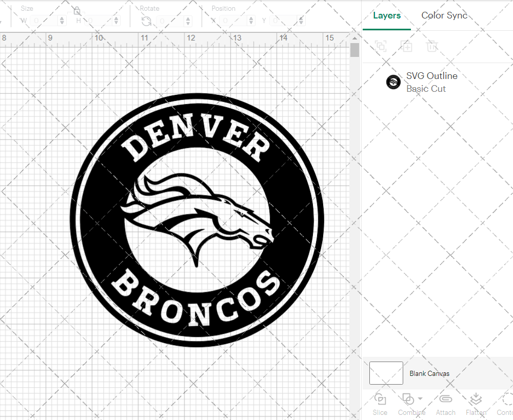 Denver Broncos Circle 1997 004, Svg, Dxf, Eps, Png - SvgShopArt