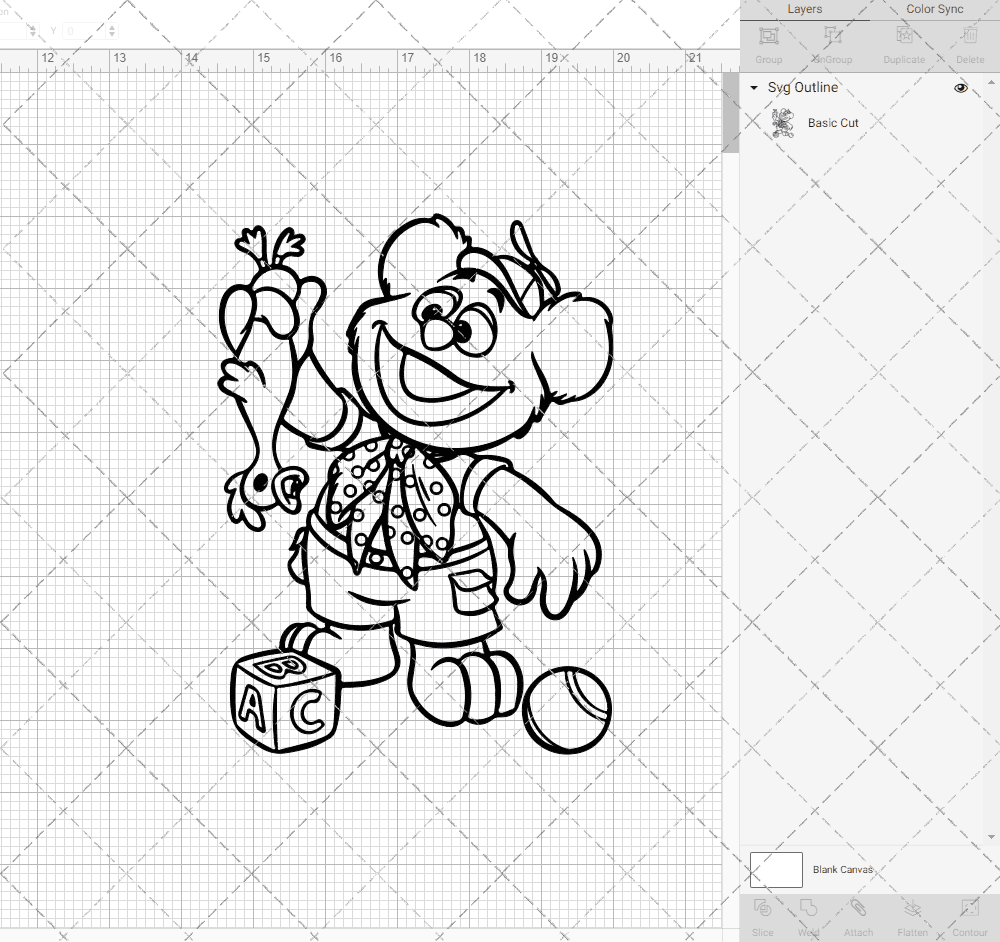 Fozzie - Muppet Babies, Svg, Dxf, Eps, Png SvgShopArt