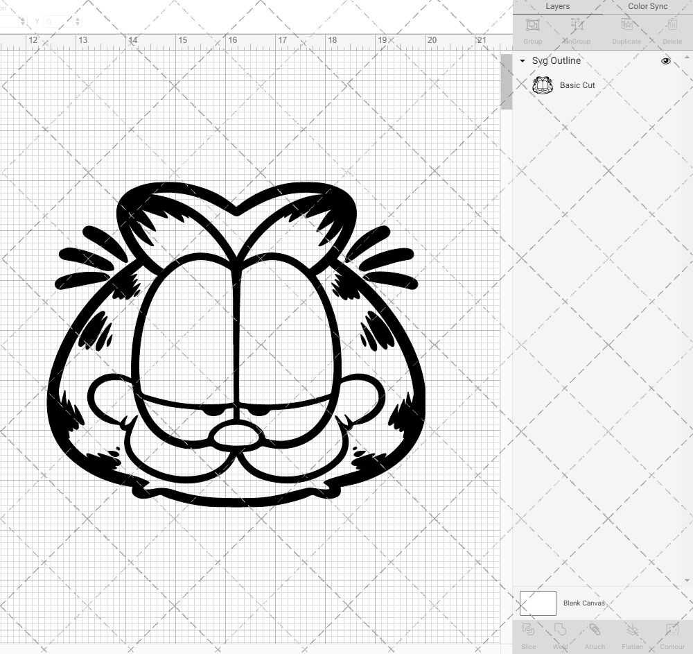 Garfield 003, Svg, Dxf, Eps, Png SvgShopArt