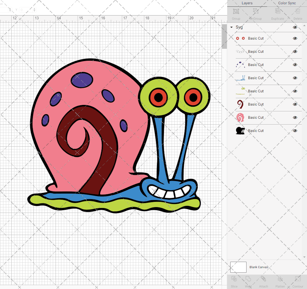 Gary the Snail - SpongeBob SquarePants, Svg, Dxf, Eps, Png SvgShopArt