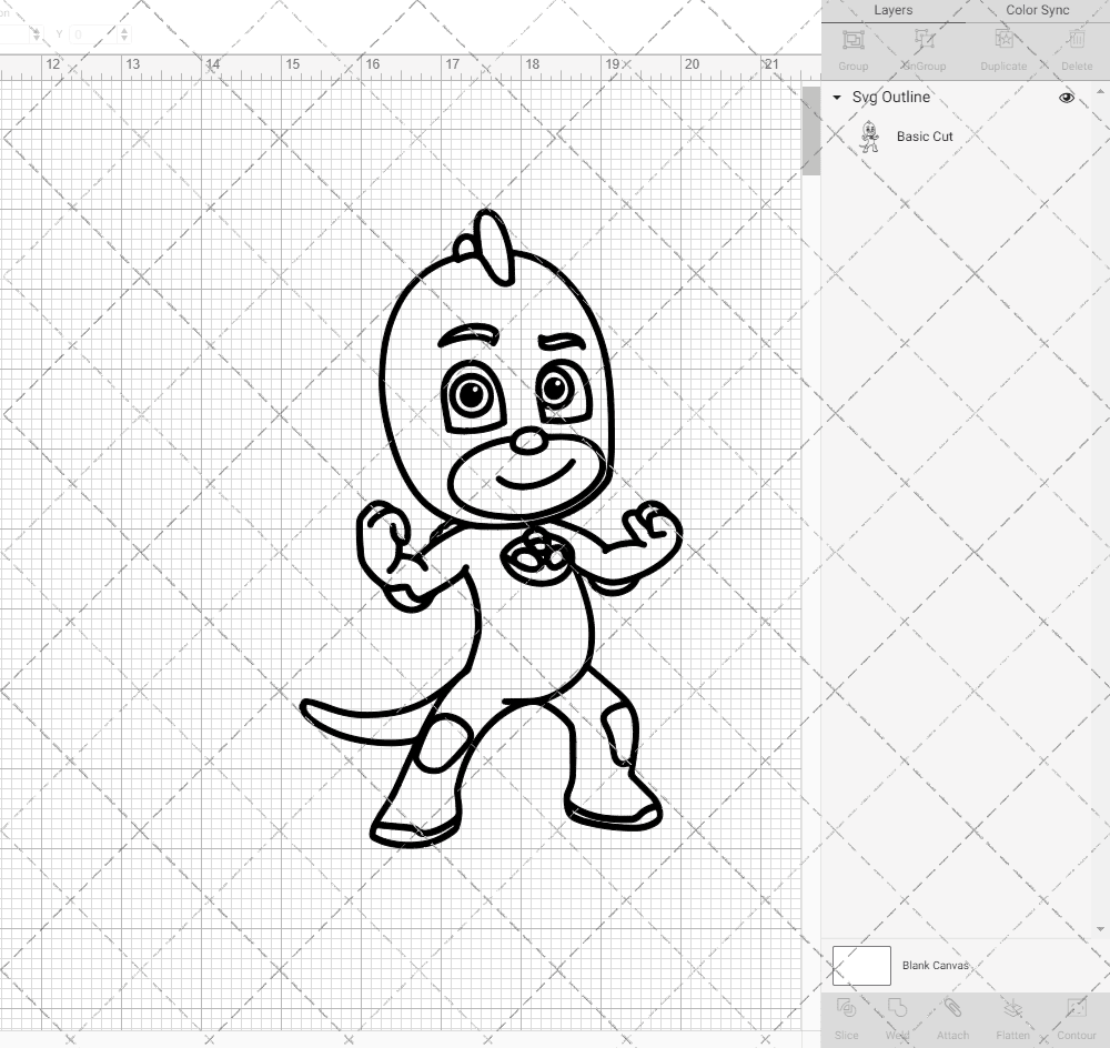 Gekko - PJ Masks, Svg, Dxf, Eps, Png SvgShopArt